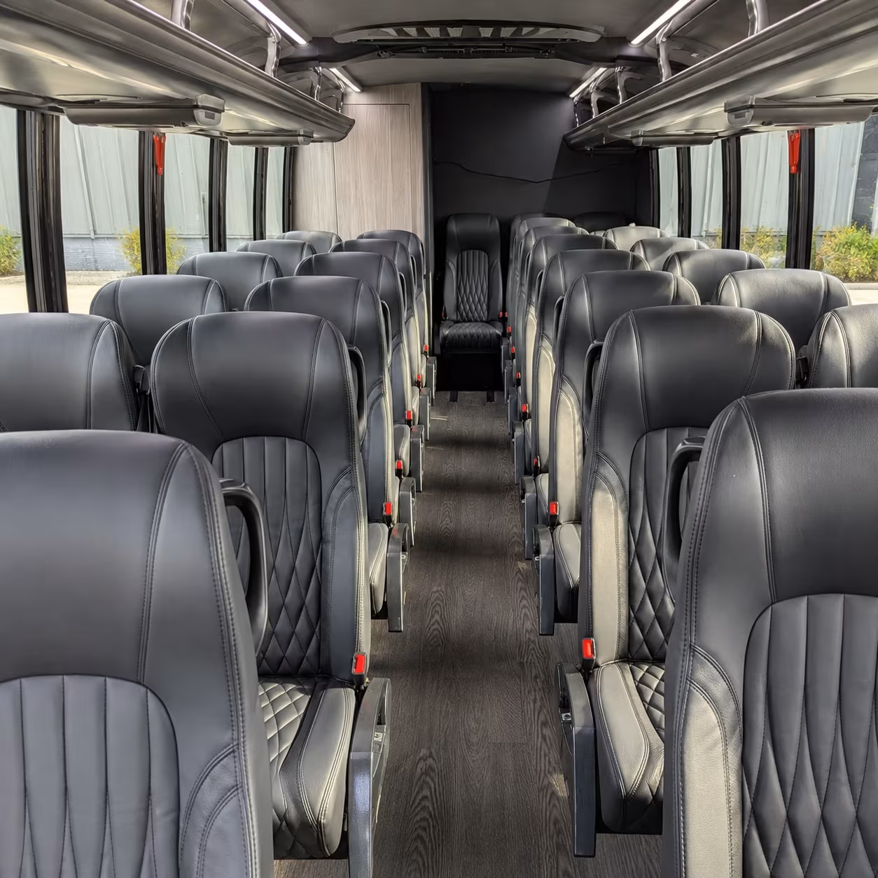 25 passenger minibus interior