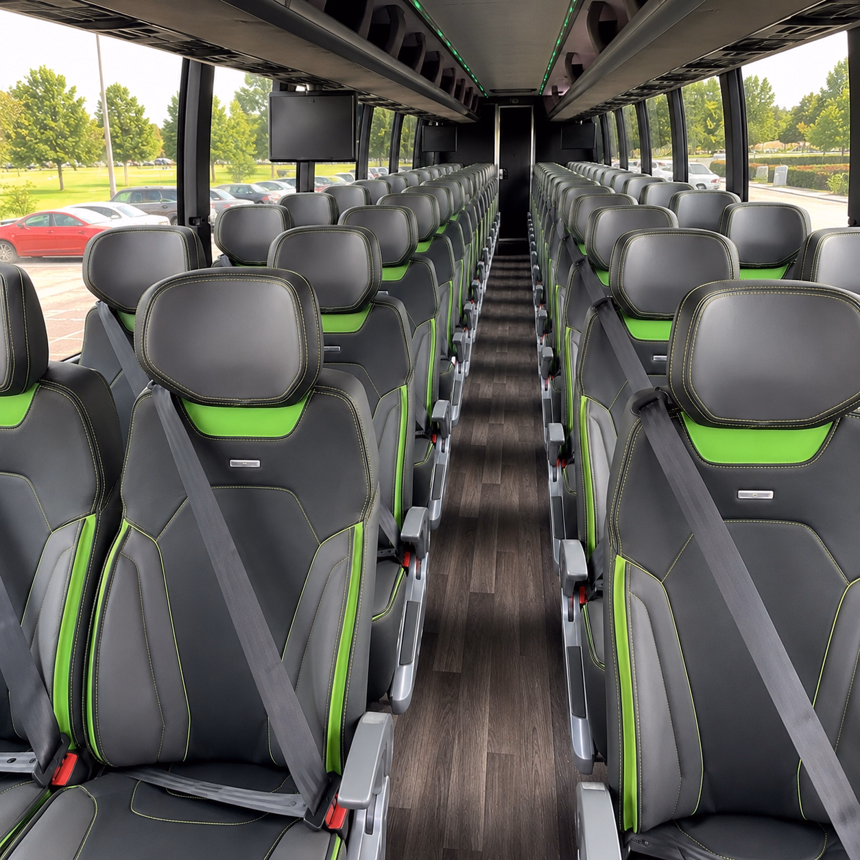 boca raton religious group transportation onboard seating