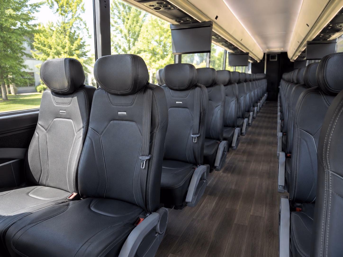 charter bus shuttles between boca raton and homestead air reserve base