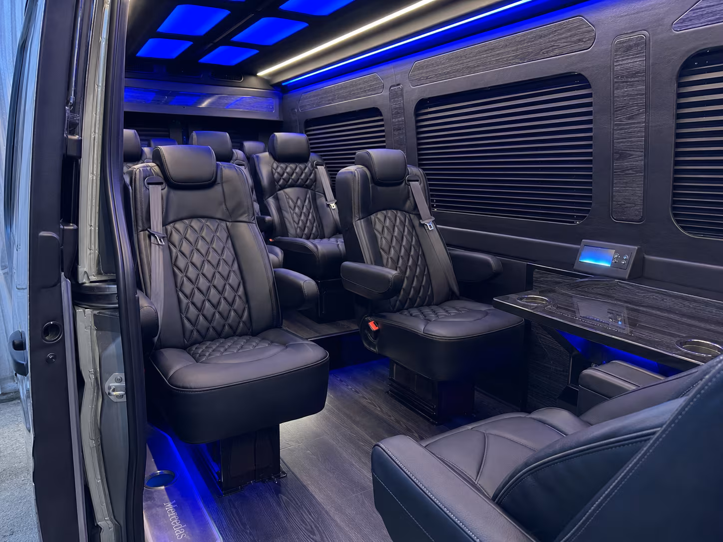 sprinter van transportation for groups and events across boca raton